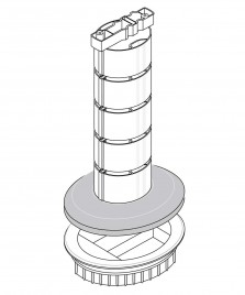 UMB100FC Umbilical Column With Floor Connector